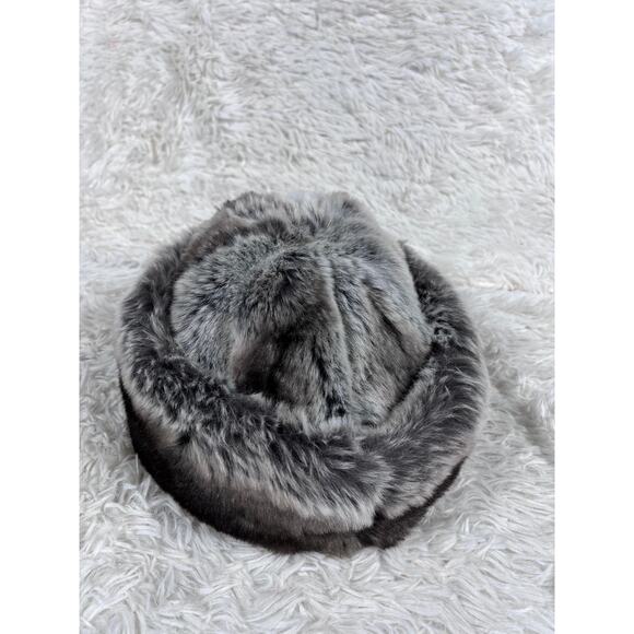 Fabulous Furs Donna Salyers Faux Fur Cossack Hat Womens Size M Gray - Picture 1 of 7